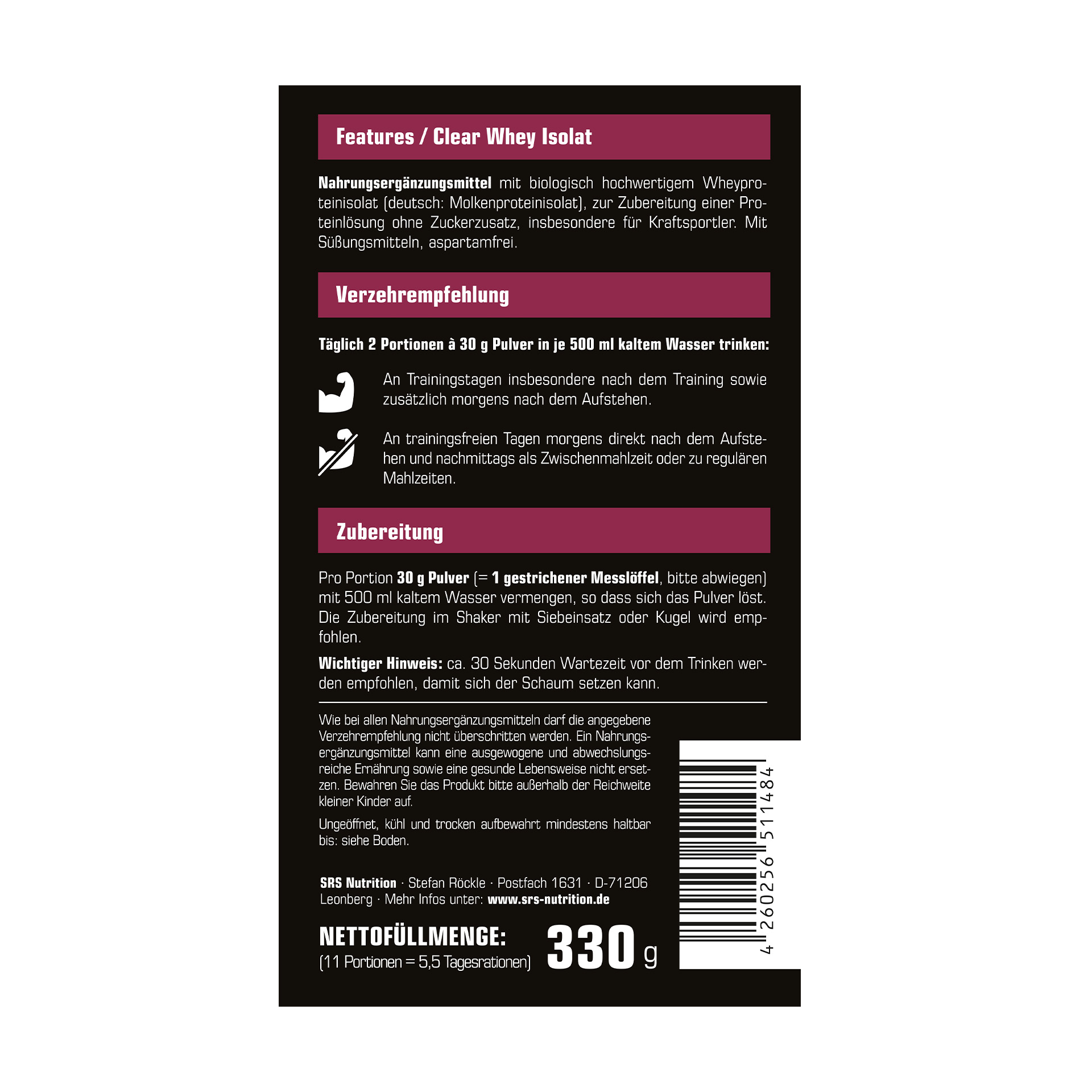 Aqua Clear Whey